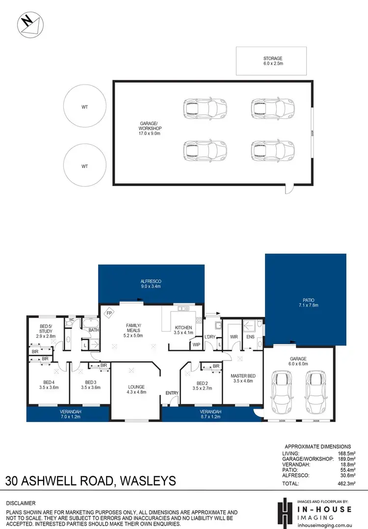 Floorplan of Homely house listing, 30 Ashwell Road, Wasleys SA 5400