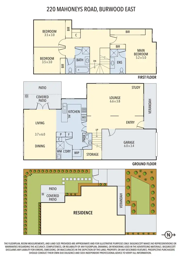 Floorplan of Homely townhouse listing, 220 Mahoneys Road, Burwood East VIC 3151