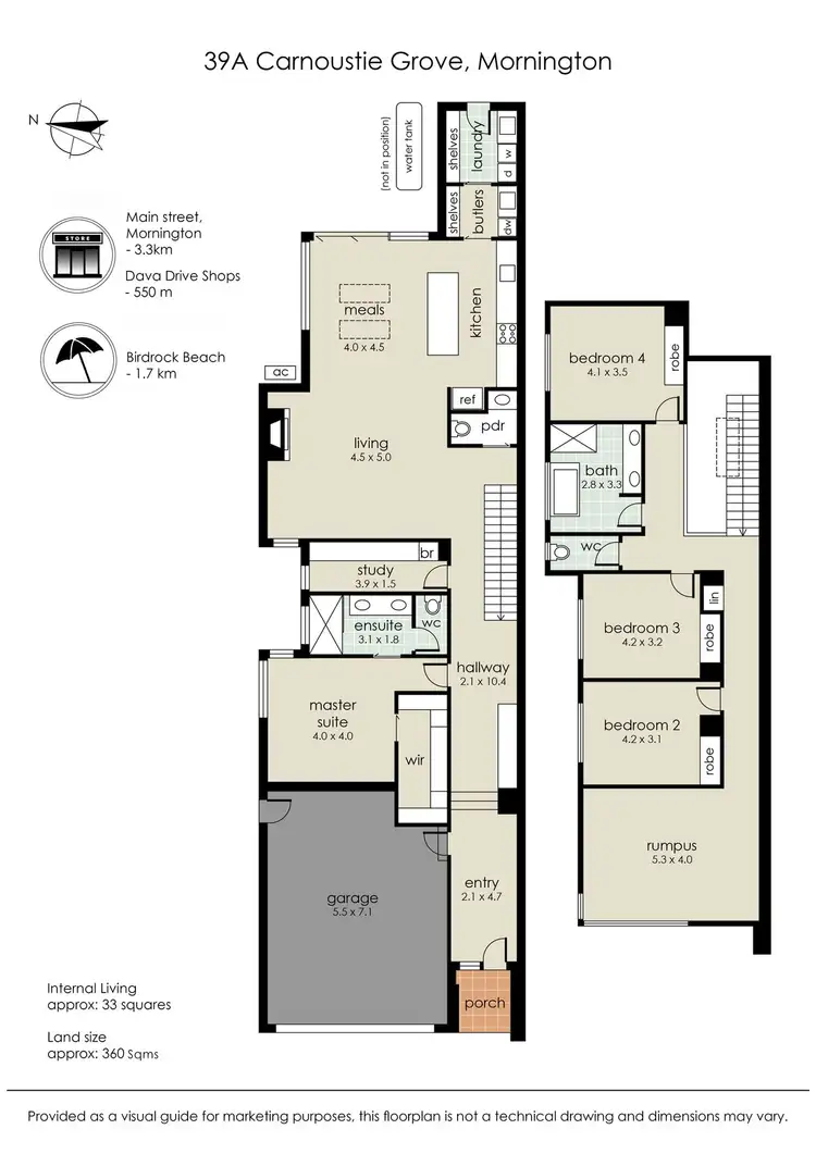 Floorplan of Homely house listing, 39A Carnoustie Grove, Mornington VIC 3931