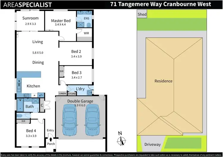 Floorplan of Homely house listing, 71 Tangemere Way, Cranbourne East VIC 3977