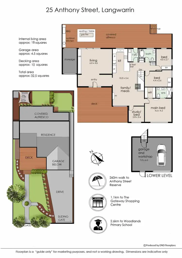 Floorplan of Homely house listing, 25 Anthony Street, Langwarrin VIC 3910