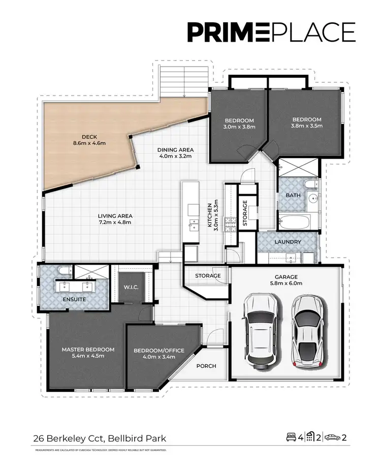 Floorplan of Homely house listing, 26 Berkeley Circuit, Bellbird Park QLD 4300