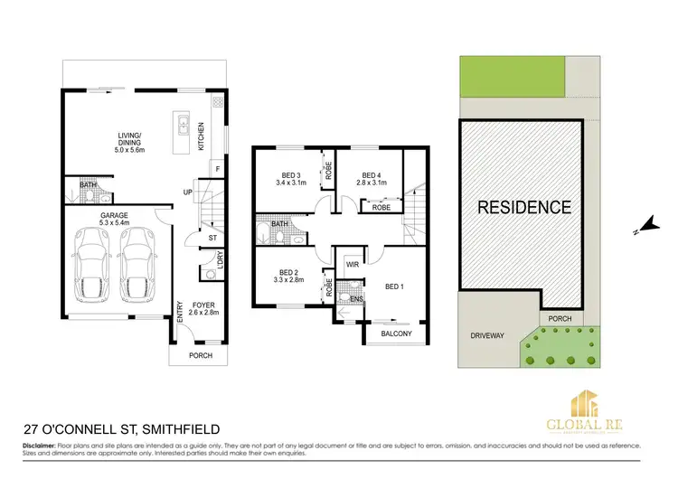 Floorplan of Homely terrace listing, 27 O'Connell Street, Smithfield NSW 2164