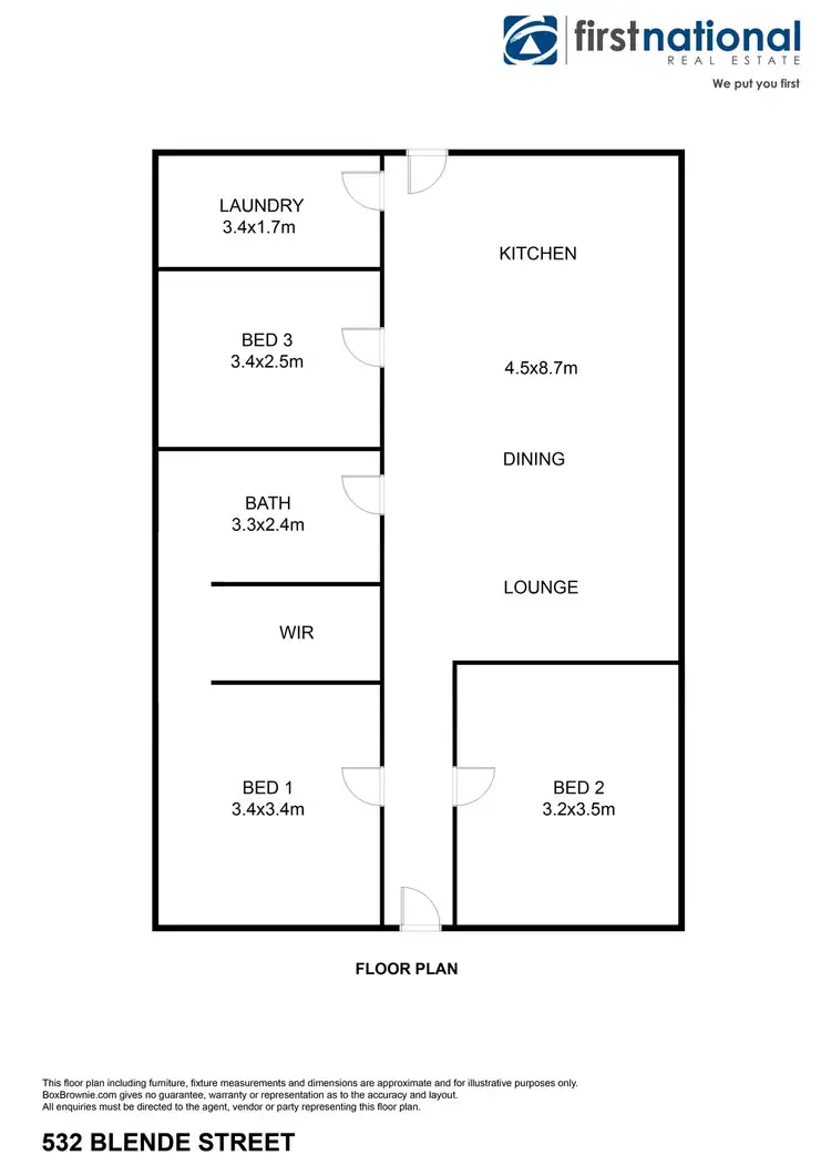 Floorplan of Homely house listing, 532 Blende Street, Broken Hill NSW 2880