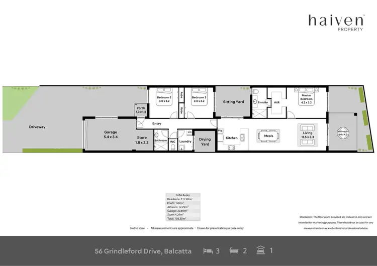 Floorplan of Homely house listing, 56 Grindleford Drive, Balcatta WA 6021