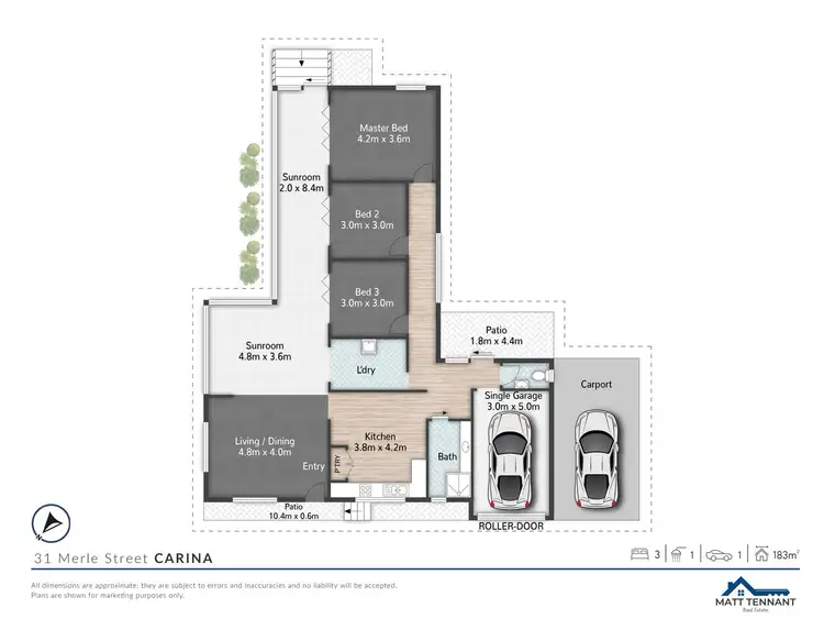 Floorplan of Homely house listing, 31 Merle Street, Carina QLD 4152