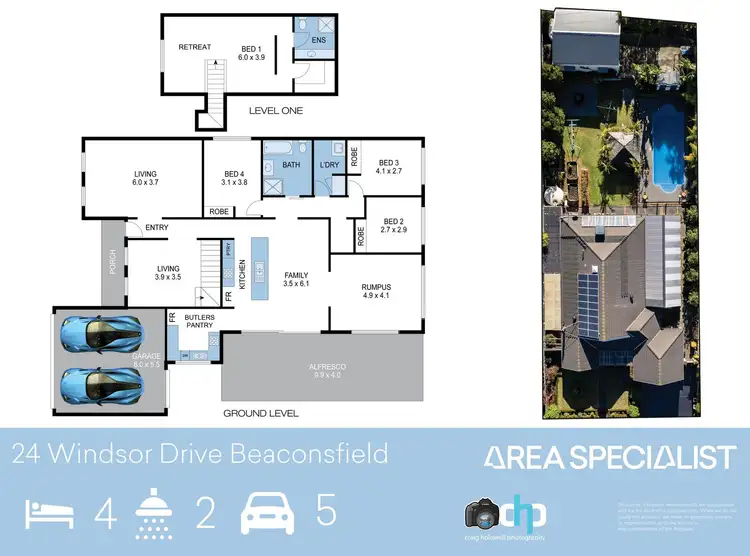 Floorplan of Homely house listing, 24 Windsor Drive, Beaconsfield VIC 3807