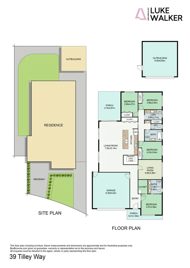 Floorplan of Homely house listing, 39 Tilley Way, Irymple VIC 3498