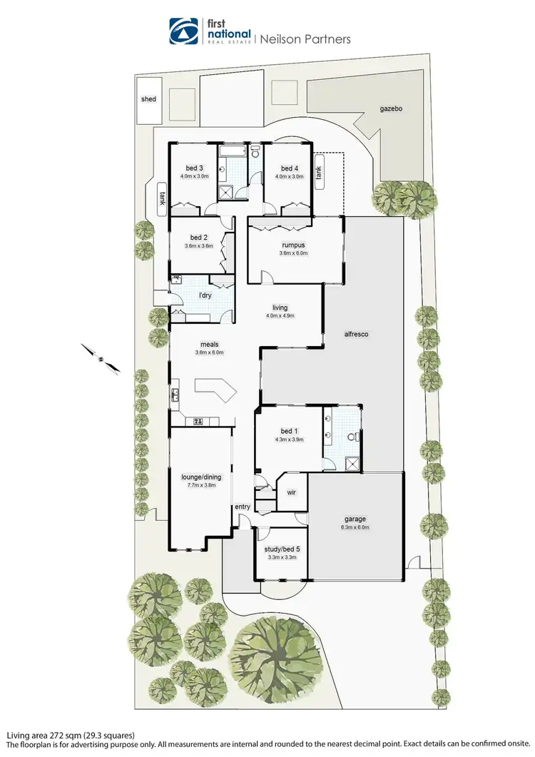 Floorplan of Homely house listing, 2 Rufus Court, Narre Warren VIC 3805