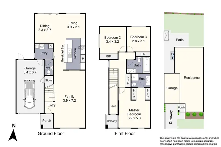 Floorplan of Homely house listing, 35 Ashberg Drive, Waterways VIC 3195