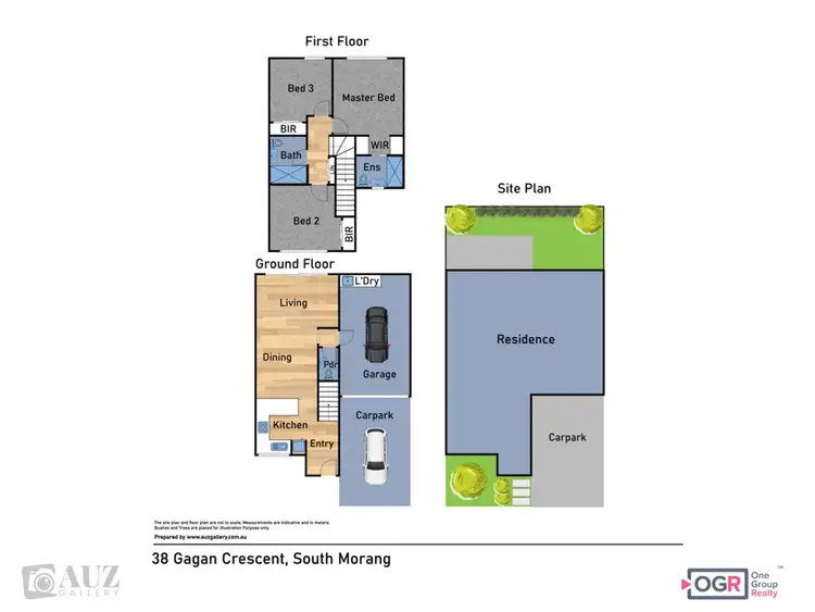 Floorplan of Homely townhouse listing, 38 Gagan Cres, South Morang VIC 3752