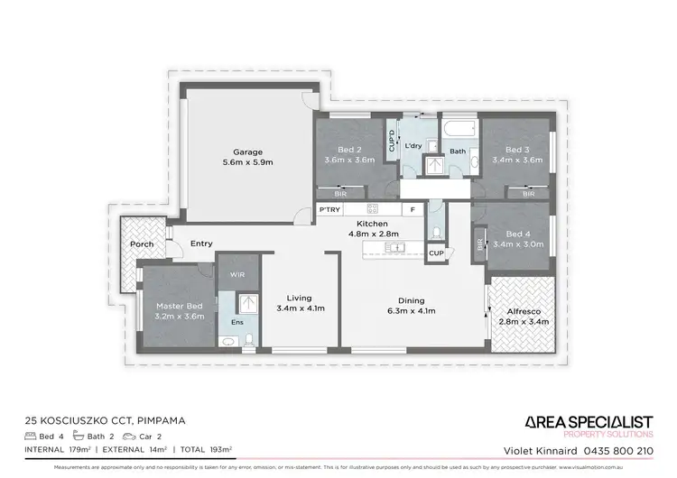 Floorplan of Homely house listing, 25 Kosciuszko Circuit, Pimpama QLD 4209
