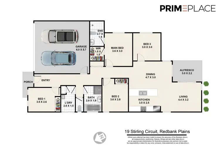 Floorplan of Homely house listing, 19 STIRLING CIRCUIT, Redbank Plains QLD 4301