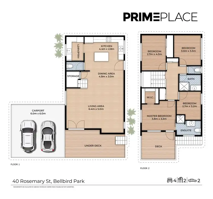 Floorplan of Homely house listing, 40 Rosemary Street, Bellbird Park QLD 4300