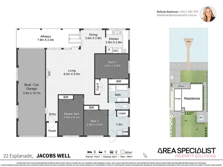 Floorplan of Homely house listing, 22 Esplanade, Jacobs Well QLD 4208