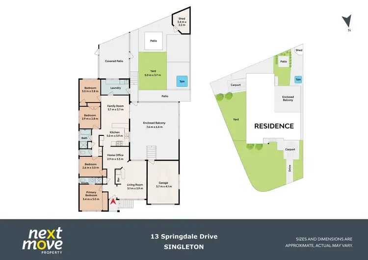 Floorplan of Homely house listing, 13 Springdale Drive, Singleton NSW 2330
