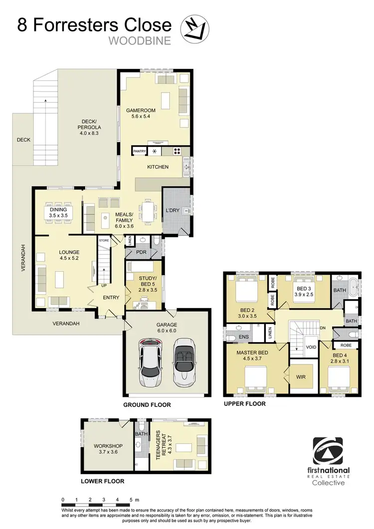 Floorplan of Homely house listing, 8 Forresters Close, Woodbine NSW 2560