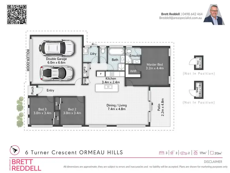 Floorplan of Homely house listing, 6 Turner Crescent, Ormeau Hills QLD 4208