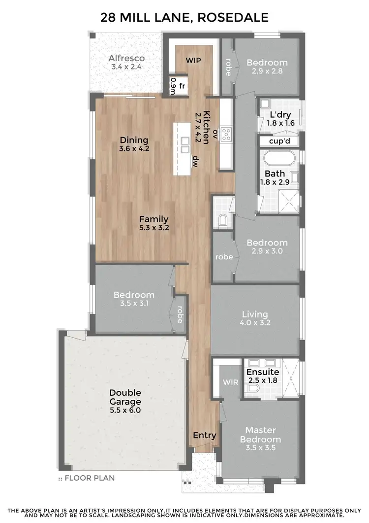 Floorplan of Homely house listing, 28 Mill Lane, Rosedale VIC 3847