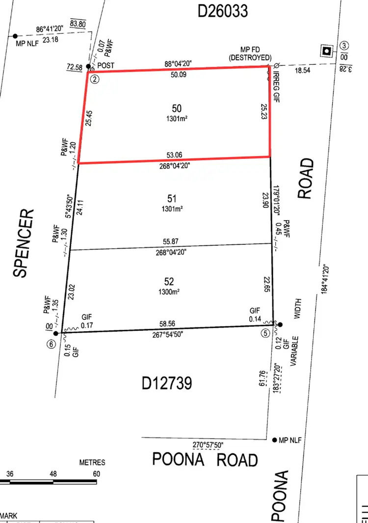 Floorplan of Homely land listing, 21 Poona Road, Moonta SA 5558