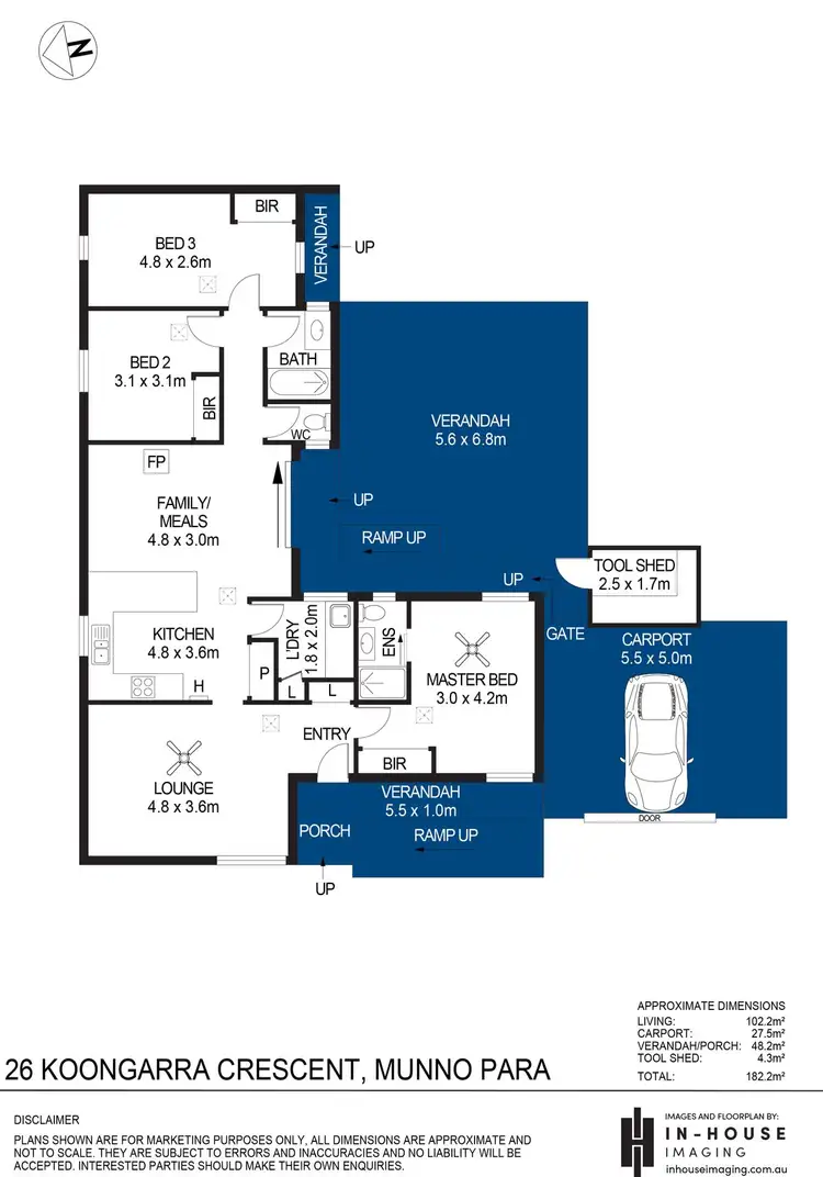 Floorplan of Homely house listing, 26 Koongarra Crescent, Munno Para SA 5115