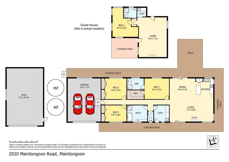Floorplan of Homely rural property listing, 2020 Maintongoon Road, Maintongoon VIC 3714