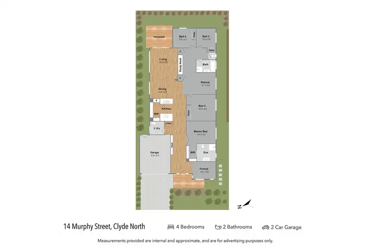 Floorplan of Homely house listing, 14 Murphy Street, Clyde North VIC 3978