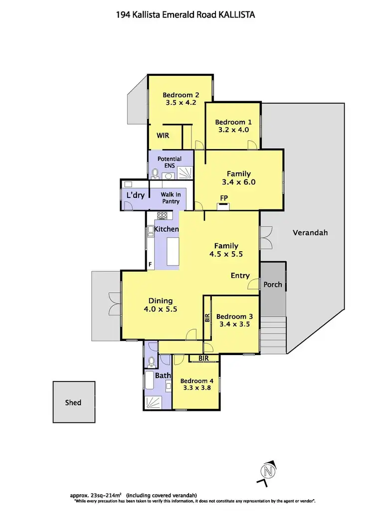 Floorplan of Homely house listing, 194 Kallista-Emerald Road, Kallista VIC 3791