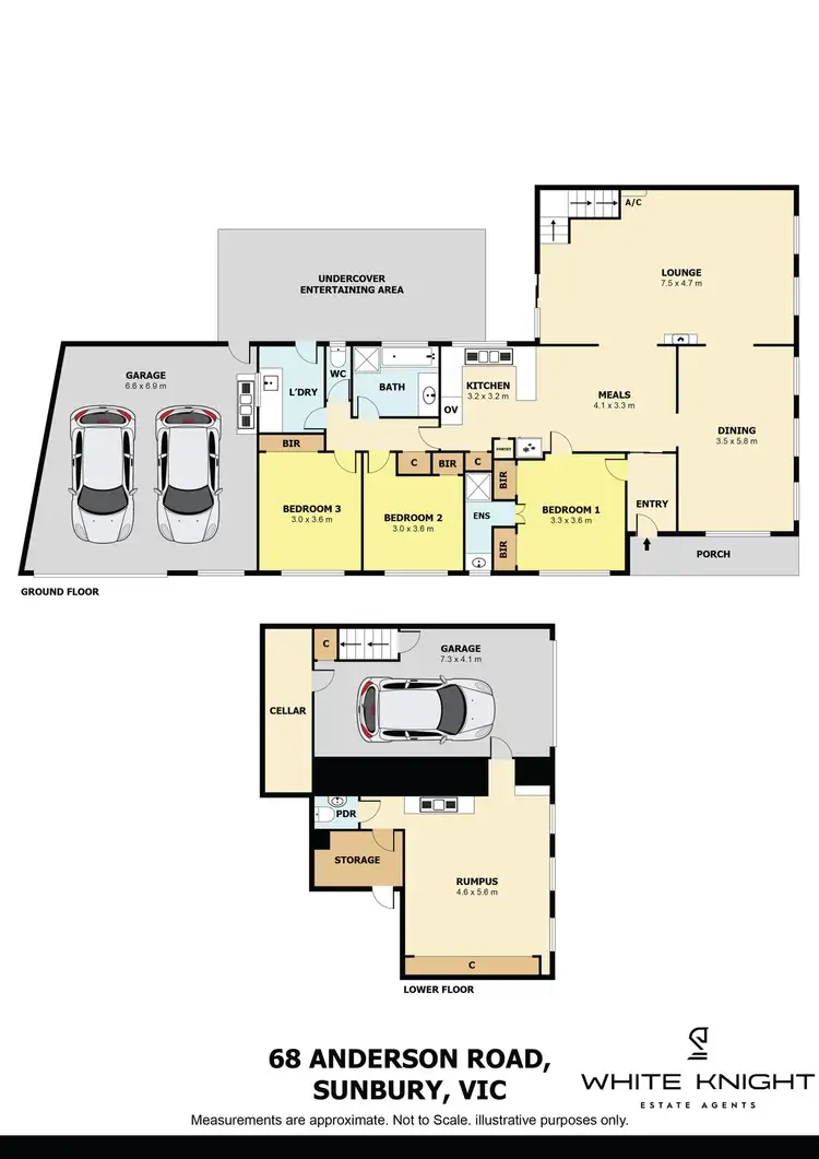 Floorplan of Homely house listing, 68 Anderson Road, Sunbury VIC 3429