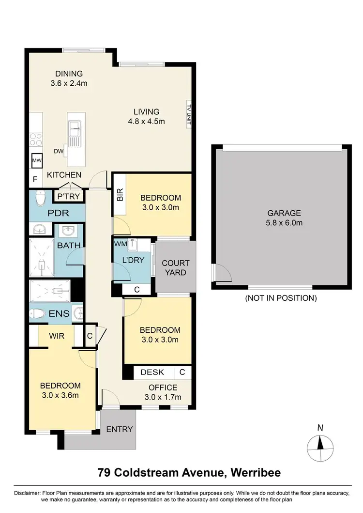 Floorplan of Homely house listing, 79 Coldstream Avenue, Werribee VIC 3030