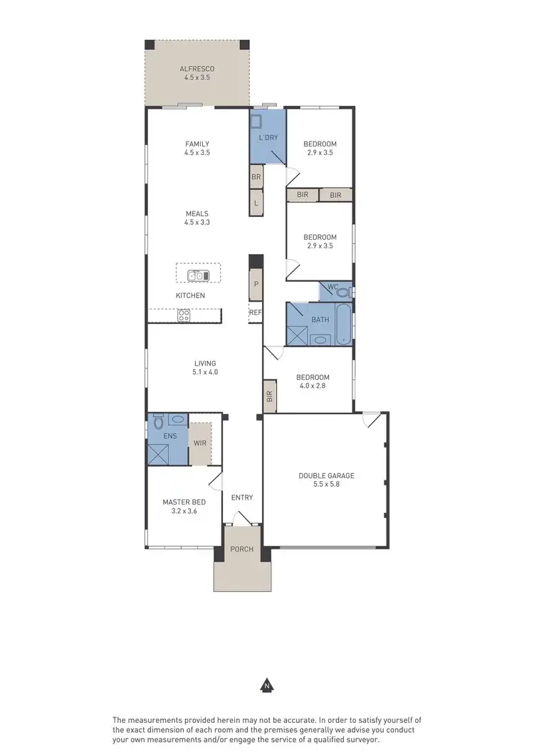 Floorplan of Homely house listing, 12 Kurrali Crescent, Werribee VIC 3030