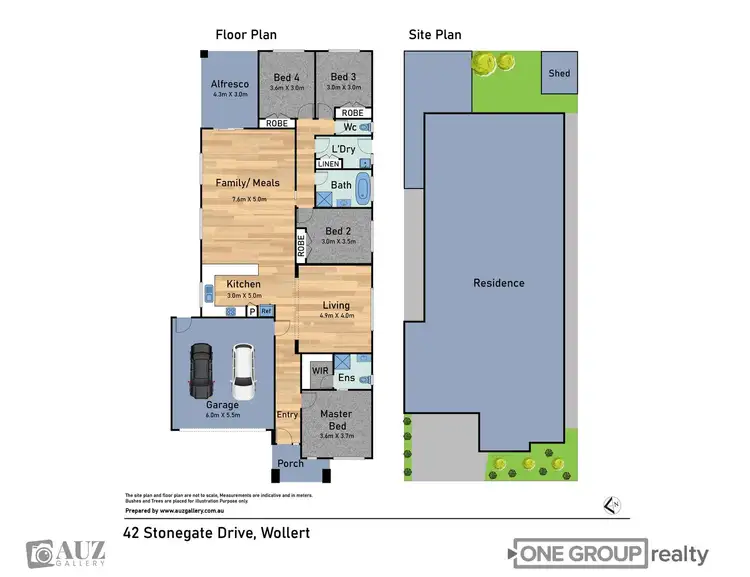 Floorplan of Homely house listing, 42 Stonegate Drive, Wollert VIC 3750