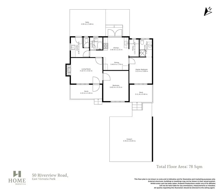 Floorplan of Homely house listing, 50 Riverview Road, East Victoria Park WA 6101