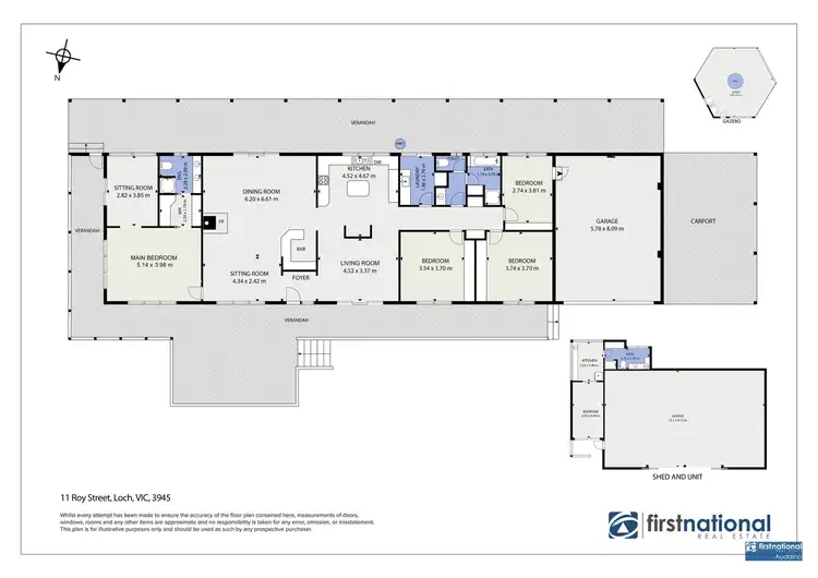 Floorplan of Homely house listing, 11 Roy Street, Loch VIC 3945