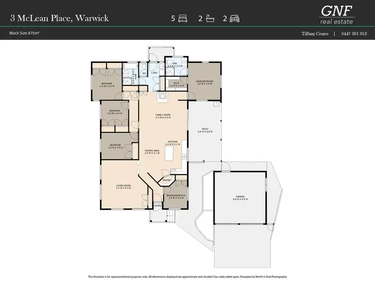 Floorplan of Homely house listing, 3 McLean Place, Warwick QLD 4370