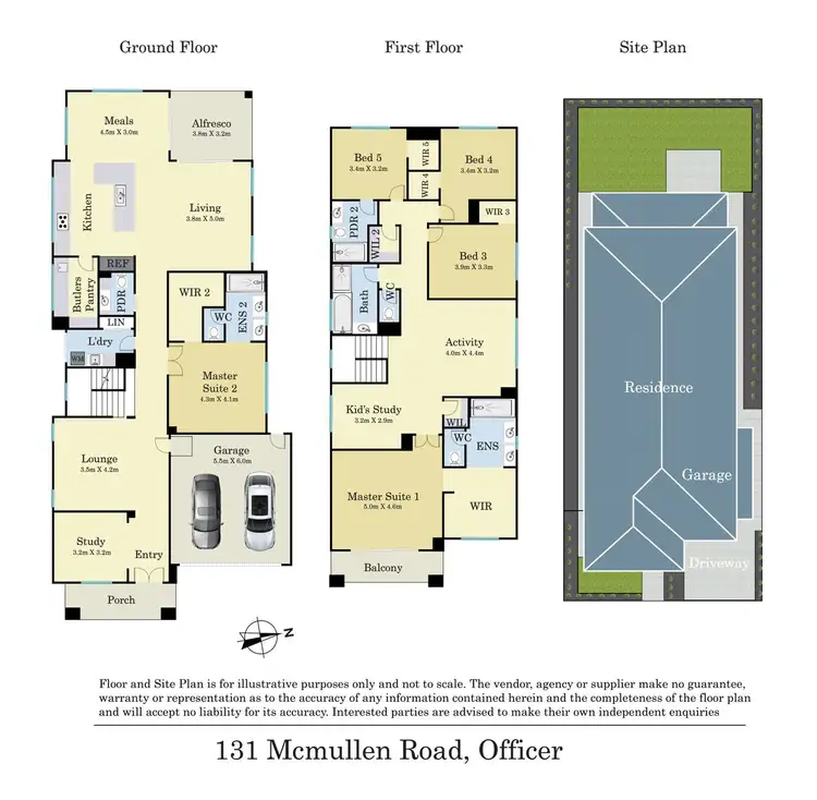 Floorplan of Homely house listing, 131 McMullen Road, Officer VIC 3809