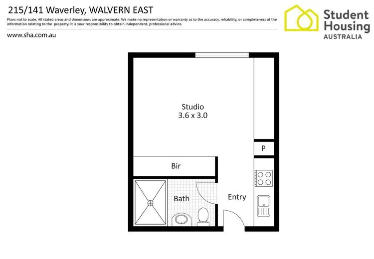 Floorplan of Homely unit listing, 215/141 Waverley Road, Malvern East VIC 3145