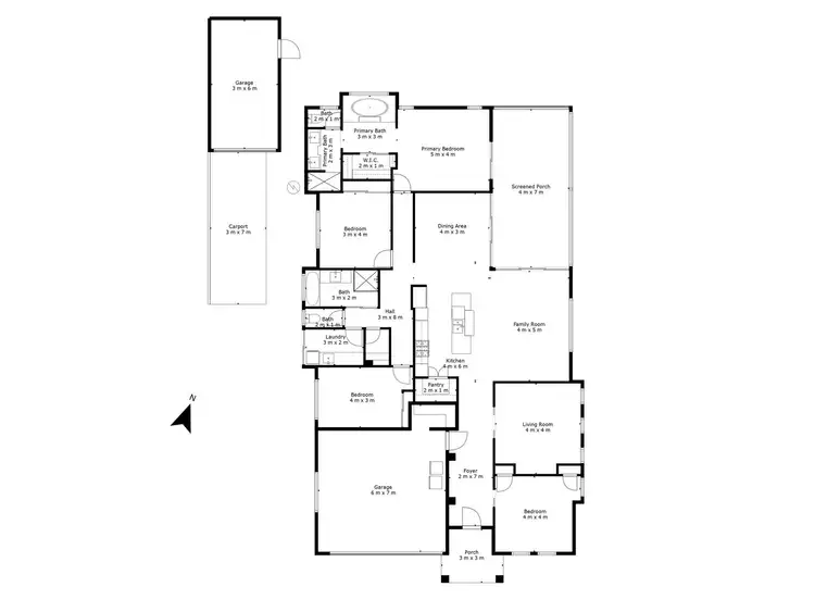 Floorplan of Homely house listing, 9 Honeyeater Court, Woodgate QLD 4660