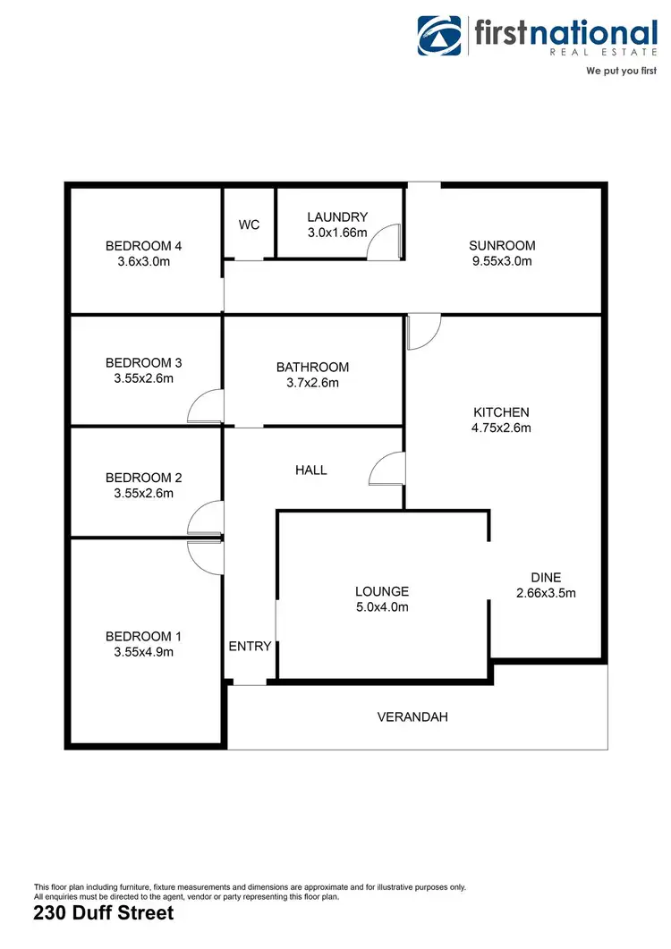 Floorplan of Homely house listing, 230 Duff Street, Broken Hill NSW 2880