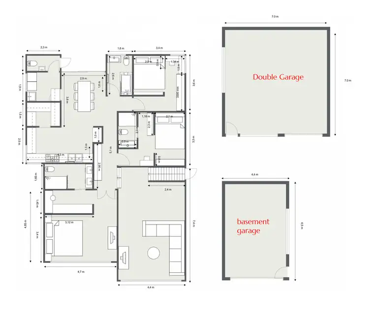 Floorplan of Homely house listing, 31 Laurence Avenue, Airport West VIC 3042