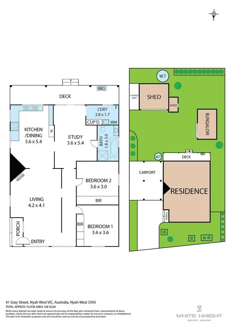 Floorplan of Homely house listing, 41 Gray Street, Nyah West VIC 3595