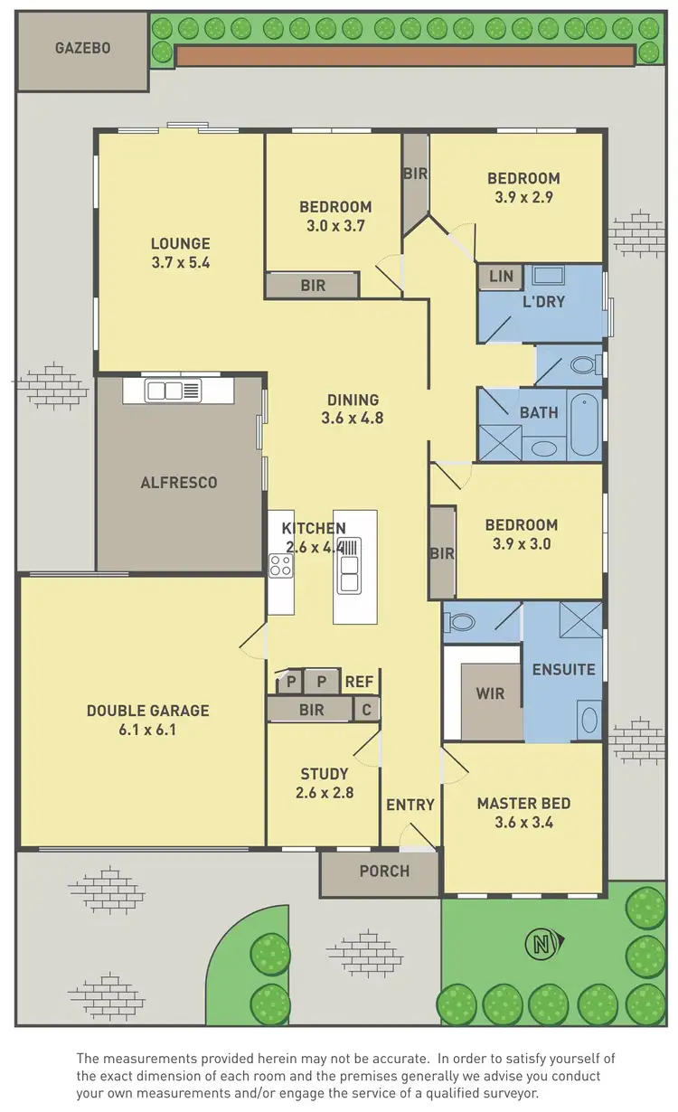 Floorplan of Homely house listing, 14 Monarma Walk, Kealba VIC 3021