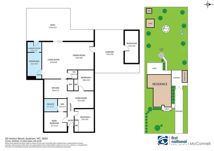 Floorplan of Homely house listing, 30 Haslem Street, Kyabram VIC 3620