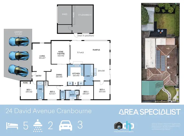Floorplan of Homely house listing, 24 David Avenue, Cranbourne VIC 3977