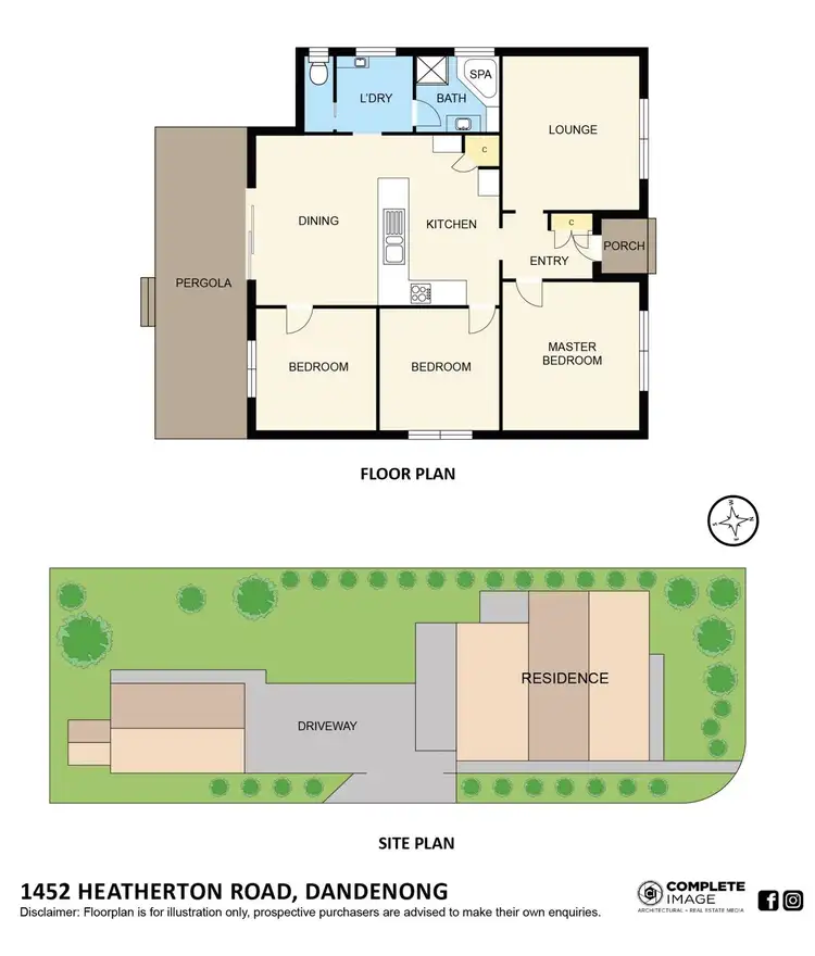 Floorplan of Homely house listing, 1452 Heatherton Road, Dandenong VIC 3175
