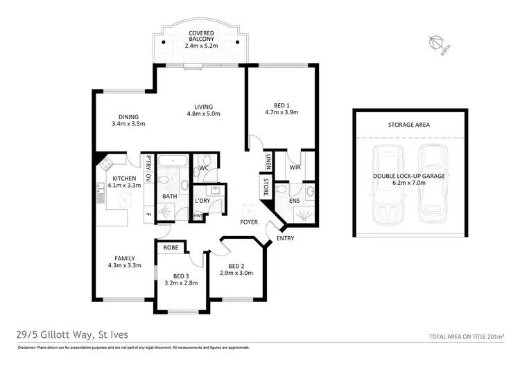 Floorplan of Homely apartment listing, 29/5 Gillott Way, St Ives NSW 2075