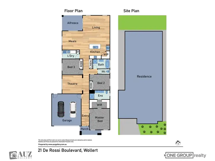 Floorplan of Homely house listing, 21 De Rossi Boulevard, Wollert VIC 3750