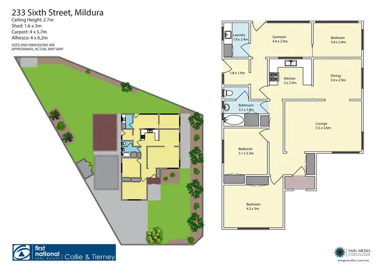 Floorplan of Homely house listing, 233 Sixth Street, Mildura VIC 3500