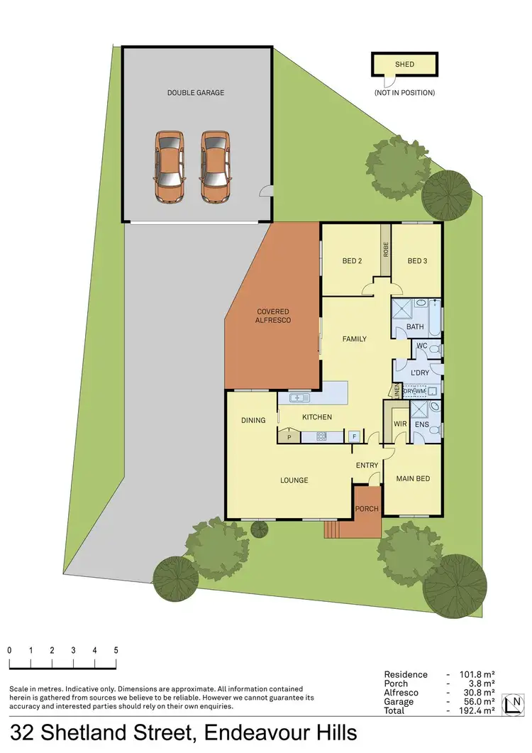Floorplan of Homely house listing, 32 Shetland Street, Endeavour Hills VIC 3802