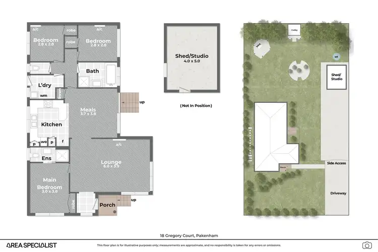 Floorplan of Homely house listing, 18 Gregory Court, Pakenham VIC 3810